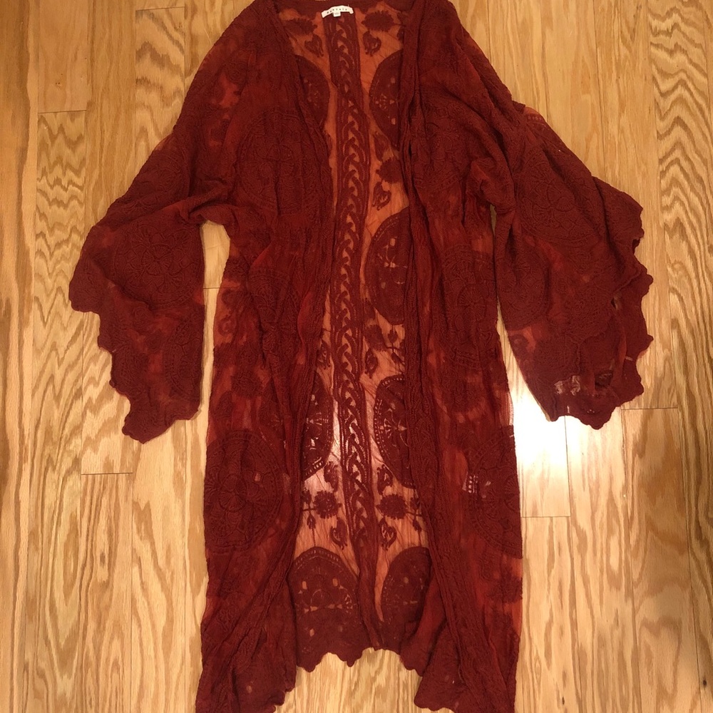 Lace duster